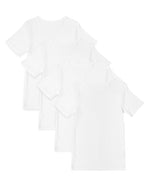 4 Pack Pure Cotton Short Sleeve Vests (2-16 Yrs)