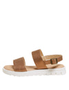 Kids' Bronze Buckle Sandals (13 Small - 6 Large)