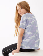 Pure Cotton Camouflage Print T-Shirt (6-16 Yrs)