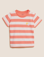 Pure Cotton Striped Pelican T-Shirt (0-3 Yrs)