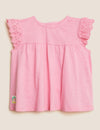 3pk Pure Cotton Frill Top (0-3 Yrs)
