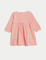 Cotton Rich Striped Dress (0-3 Yrs)