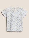 Pure Cotton Dash Print T-Shirt (0-3 Yrs)