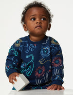 Cotton Rich Lion Print Sweatshirt (0-3 Yrs)