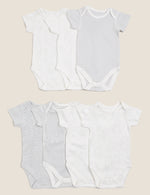 7pk Organic Cotton Printed Bodysuits (0-3 Yrs)