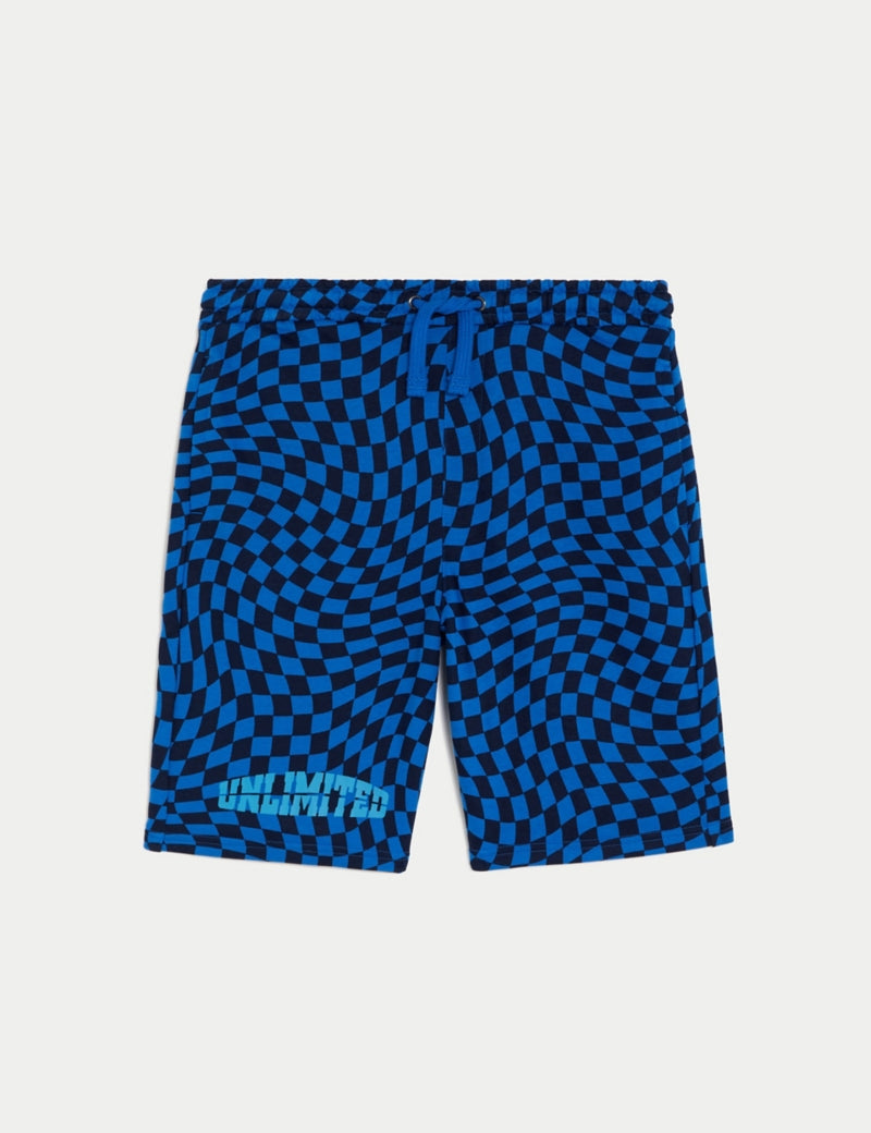 Cotton Rich Checked Shorts (6 - 16 Yrs)