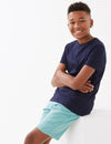 Pure Cotton Plain T-Shirt (6-16 Yrs)