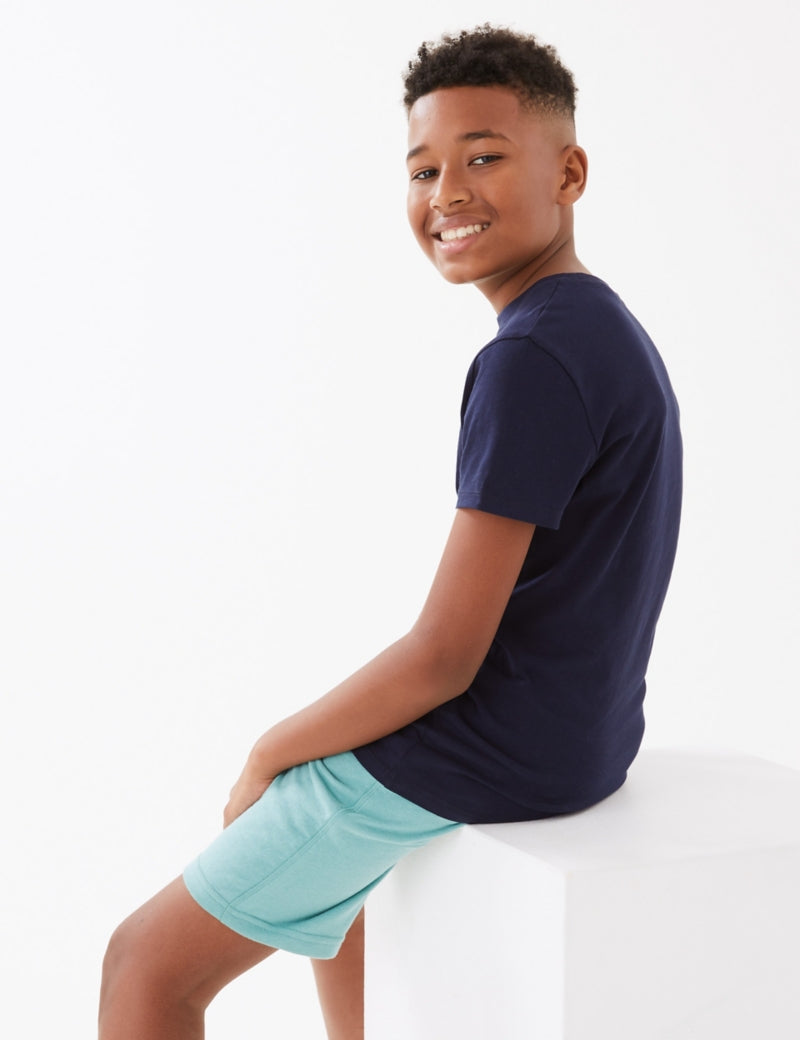 Pure Cotton Plain T-Shirt (6-16 Yrs)
