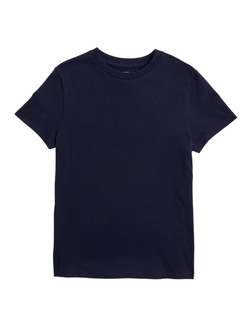 Pure Cotton Plain T-Shirt (6-16 Yrs)