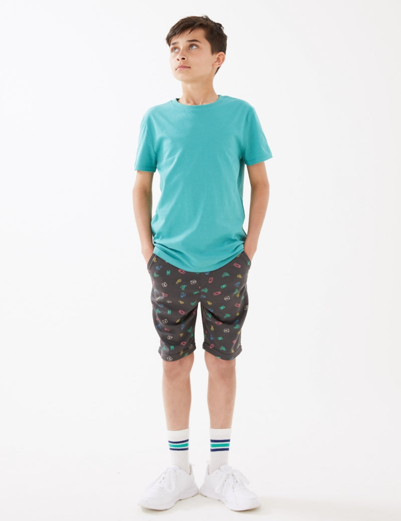 Pure Cotton Plain T-Shirt (6-16 Yrs)