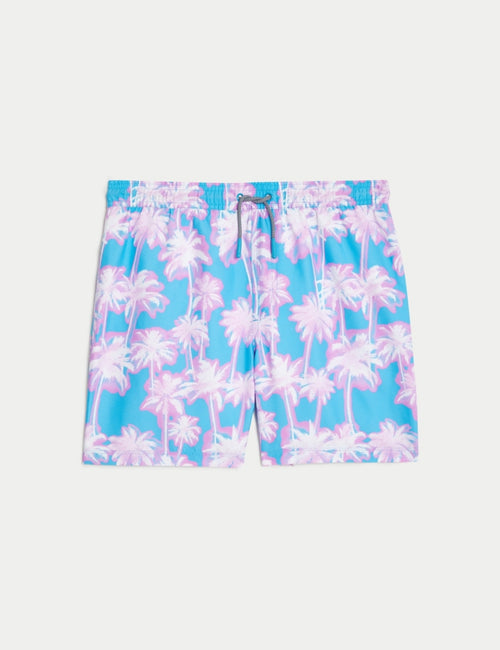 Palm Tree Swim Shorts (6-16 Yrs)