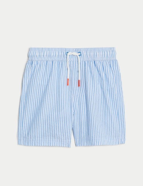 Cotton Rich Striped Swim Shorts (2-8 Yrs)