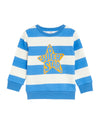Cotton Rich Striped Star Sweatshirt (2-8 Yrs)