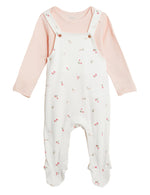 2pc Pure Cotton Floral Outfit (7lbs - 12 Mths)